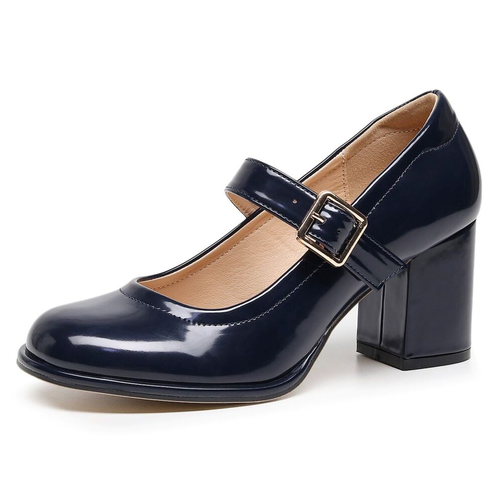 Mary Jane Pump Heeled Shoe, 8.5m, 21A-182S001